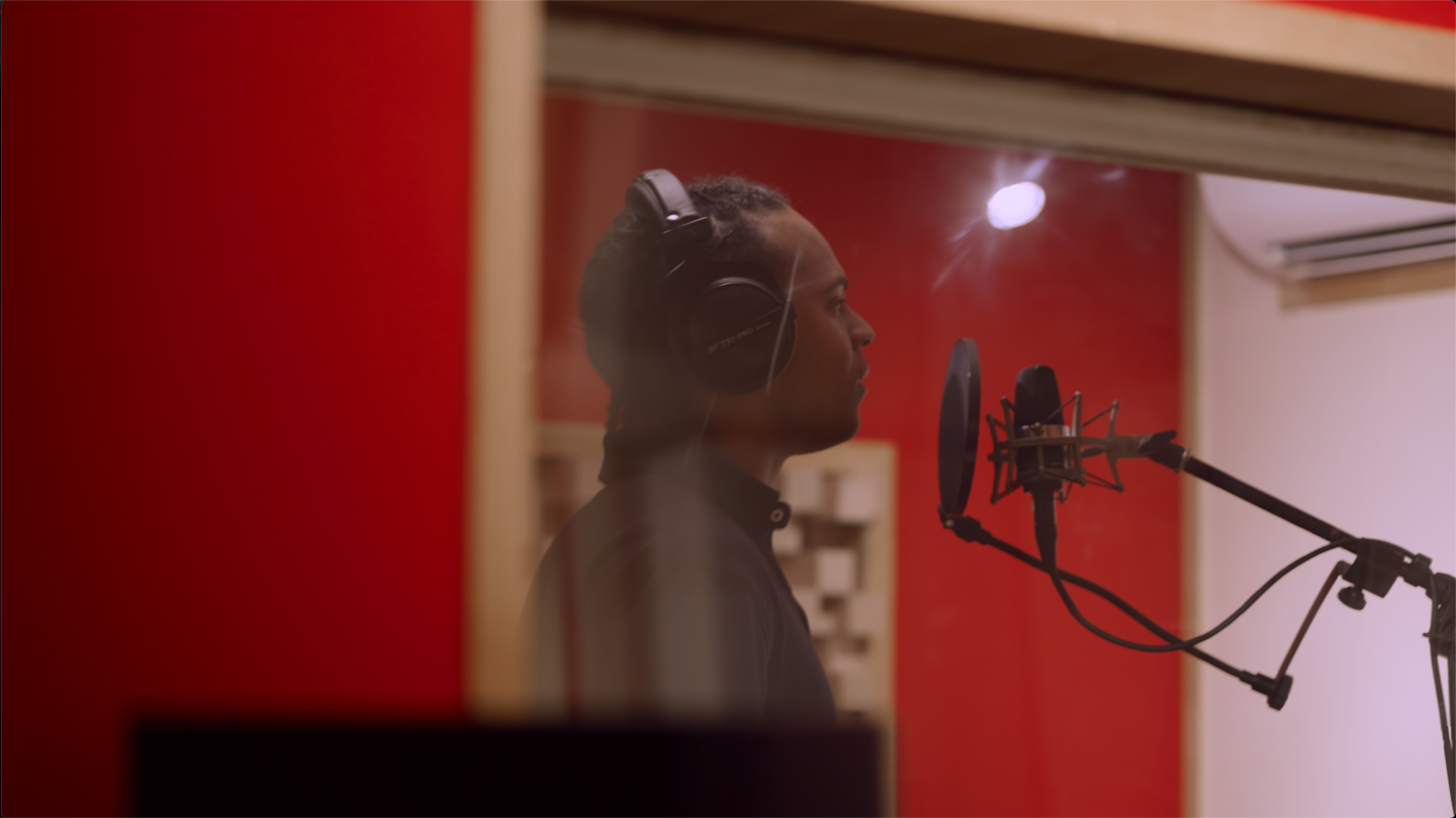 Session studio d'enregistrement